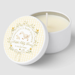 Silly Goose Gender neutral Wildflower Baby Shower Mini Candle Favors