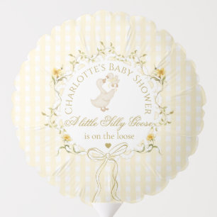 Silly Goose Gender neutral Yellow Baby Shower Balloon