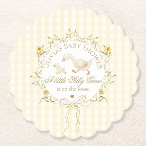Silly Goose Gender neutral Yellow Baby Shower