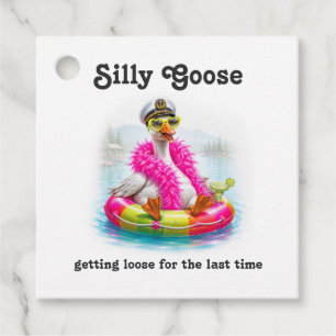 Silly Goose Getting Loose Lake Bachelorette Party Favor Tags