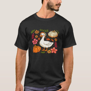 Silly Goose Halloween Funny Costume Cute Pumpkin F T-Shirt