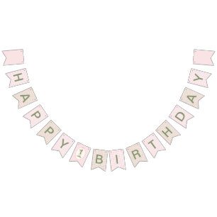 Silly Goose Happy Birthday Bunting – Cottagecore Flags