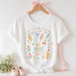 Silly Goose Ice Cream Social Mommy To Be Shirt