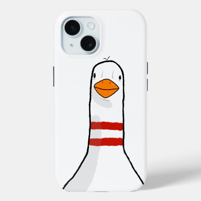 Silly goose iPhone case  (Back)