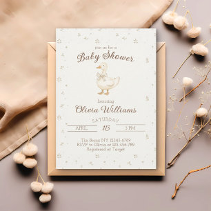 Silly Goose is on the loose Baby Shower Invitation