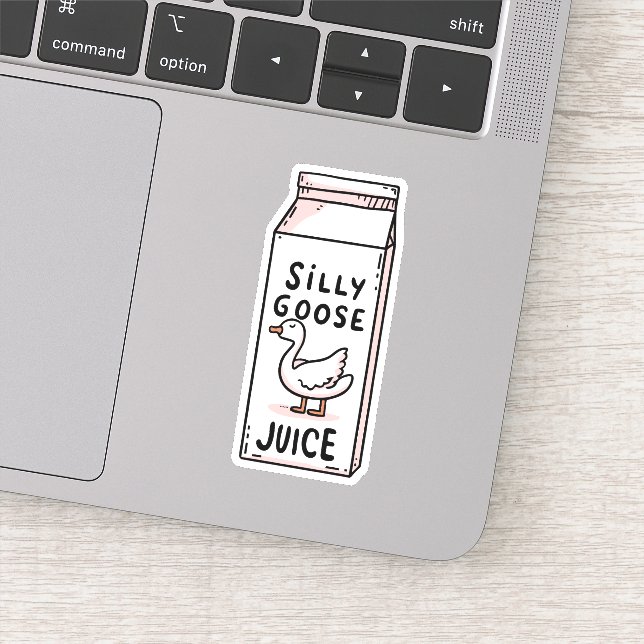 Silly goose juice sticker (Detail)