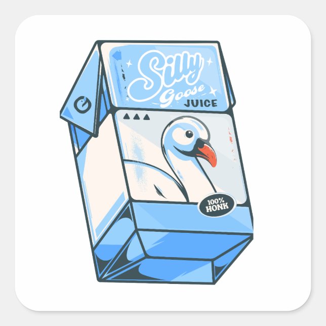 Silly Goose Juice stickers (Front)