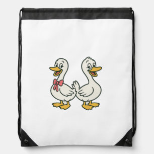 Silly goose kids drawstring bag