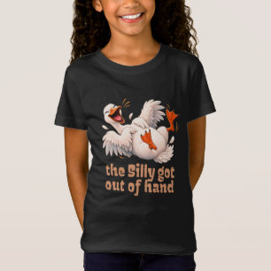 Silly Goose Laughing Cartoon T-Shirt