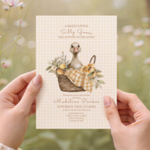 Silly Goose Lemon Baby Shower Invitation