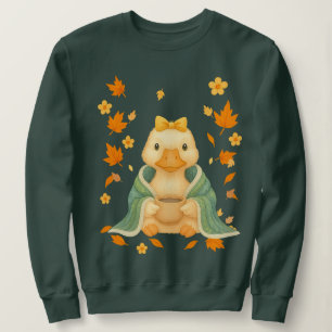 Silly Goose & Mallard Ducks Fall Cozy Autumn Wat Sweatshirt
