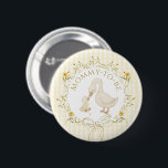 Silly Goose Mommy to be Yellow Gingham Baby Shower Button<br><div class="desc">Silly Goose Mommy to be Yellow Gingham Baby Shower button
Matching items are available.</div>