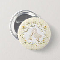 Silly Goose Mommy to be Yellow Gingham Baby Shower
