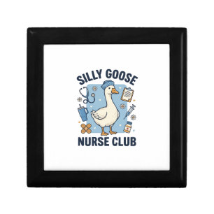 Silly Goose Nurse Club Funny Nurse Vector Design_1 Gift Box
