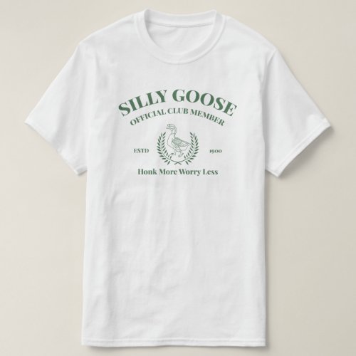 Silly Goose Official Club Member Crewneck T_Shirt