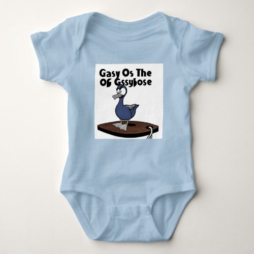 silly goose on board baby bodysuit
