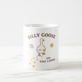 Silly Goose on the Loose – Cute Funny Goose Mug