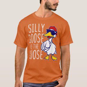 Silly Goose On The Loose Funny Boys Girls Kids Tee