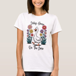 Silly Goose On The Loose Shirt Boho Bella+Canvas