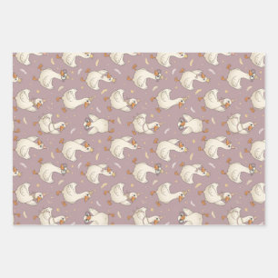 Silly Goose Party – Quirky Birthday Design Wrapping Paper Sheets