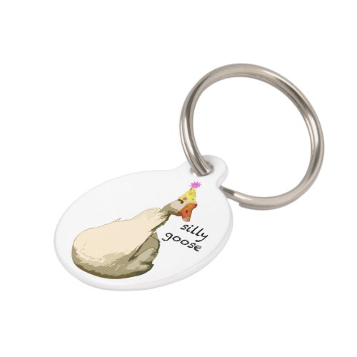 Silly Goose Pet ID Tag