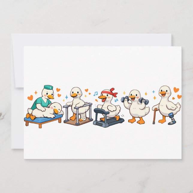 Silly Goose Physical Therapy , Physical Therapist  Holiday Card (Front)