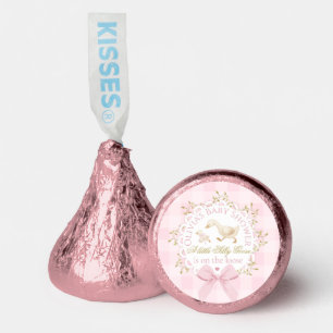 Silly Goose Pink Gingham Bow Baby Shower Hershey®'s Kisses®