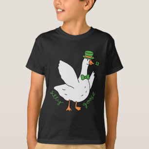 Silly Goose St Patrick's Day Leprechaun Hat Irish T-Shirt