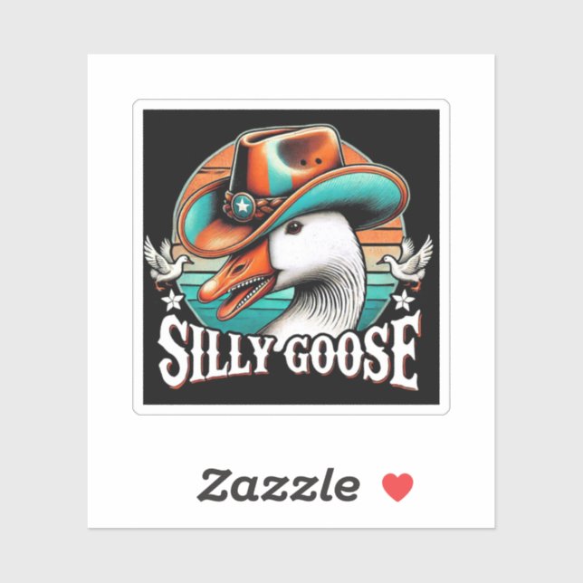 Silly Goose Sticker (Sheet)