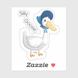 Certified Silly Goose on the Loose Sticker, Silly Goose Waterproof Sticker,  Silly Goose Water Bottle Sticker, Silly Goose Sticker 