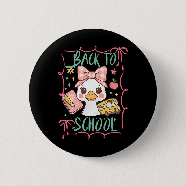Silly-goose Teacher  Button (Front)