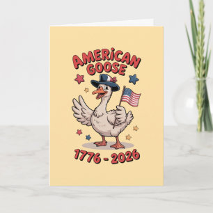 Silly Goose USA Patriotic 250th Anniversary Card