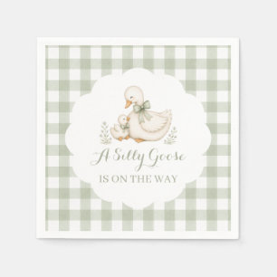 Silly Goose Vintage Daisy Baby Shower Napkins