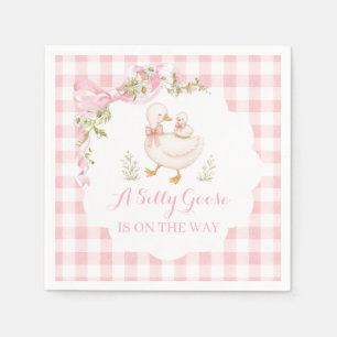 Silly Goose Vintage Daisy Baby Shower Napkins