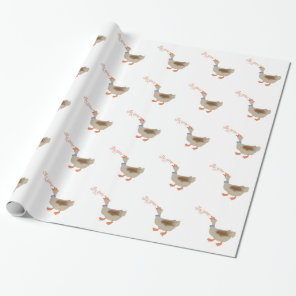 Silly Goose Wrapping Paper