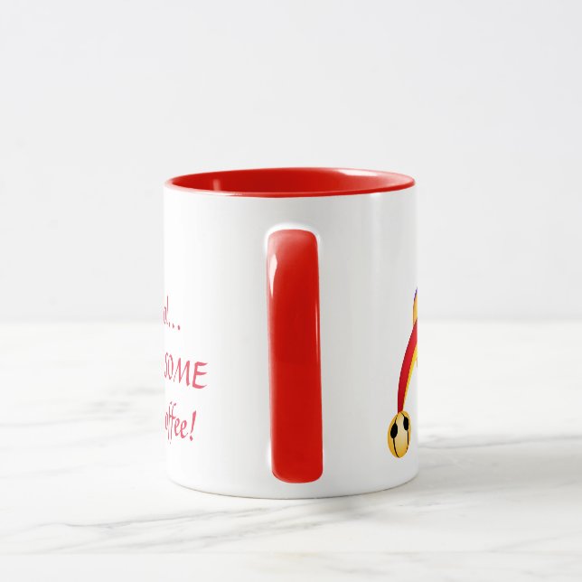 Silly happy coffee mug (Handle)