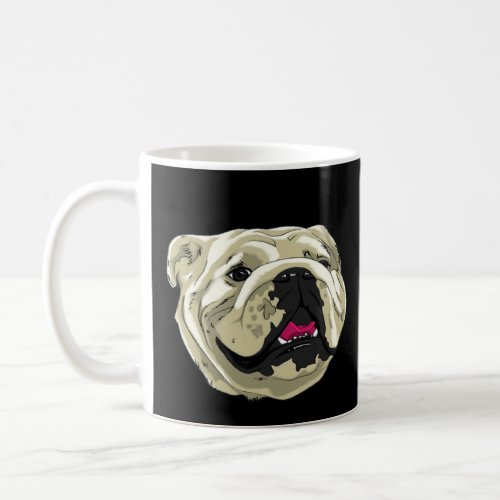 Silly Happy English British Bulldog  Coffee Mug