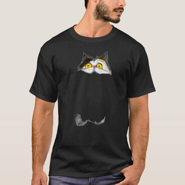 Silly kitten humorous cat meme Premium T-Shirt (Front)