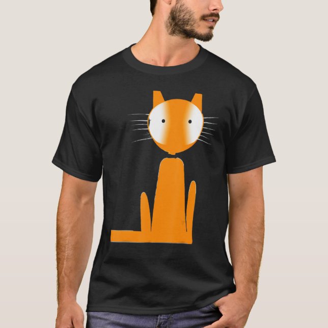 Silly kitten humorous cat meme T-Shirt (Front)