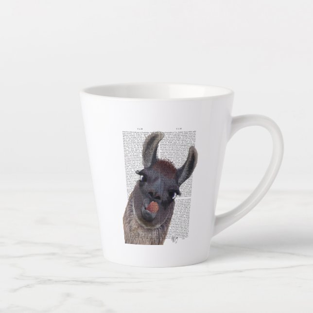 Silly Llama Latte Mug (Right)