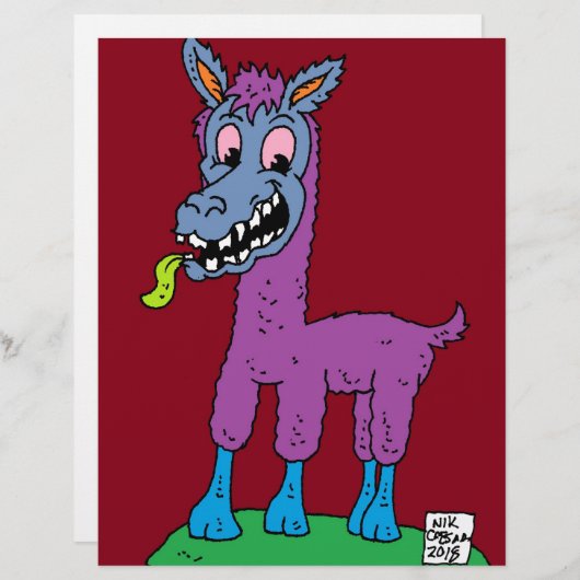Silly llama Monster (Front/Back)