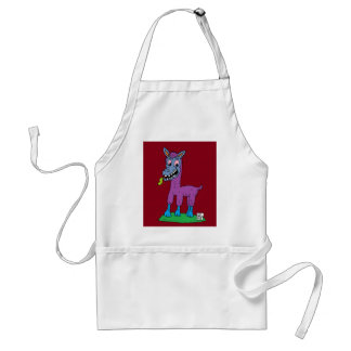Silly llama Monster Adult Apron