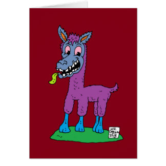 Silly llama Monster Cards