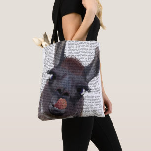Silly Llama Tote Bag
