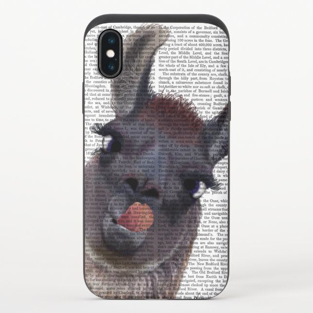 Silly Llama Uncommon iPhone Case (Back)