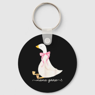 Silly Mama Goose Daddy Goose Matching Goose Family Keychain