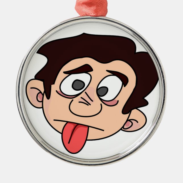SILLY MAN METAL ORNAMENT (Front)