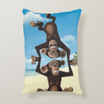 Silly Mason And Phil Decorative Pillow by madagascar at Zazzle