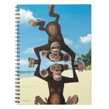 Silly Mason And Phil Notebook by madagascar at Zazzle