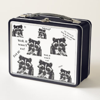 Silly metal lunch box